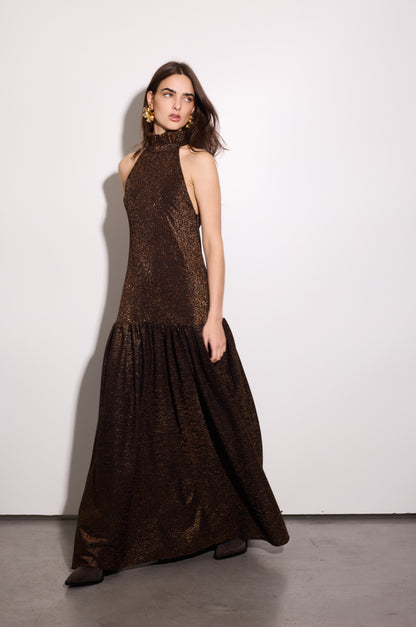 Vestido Tateti Cobre