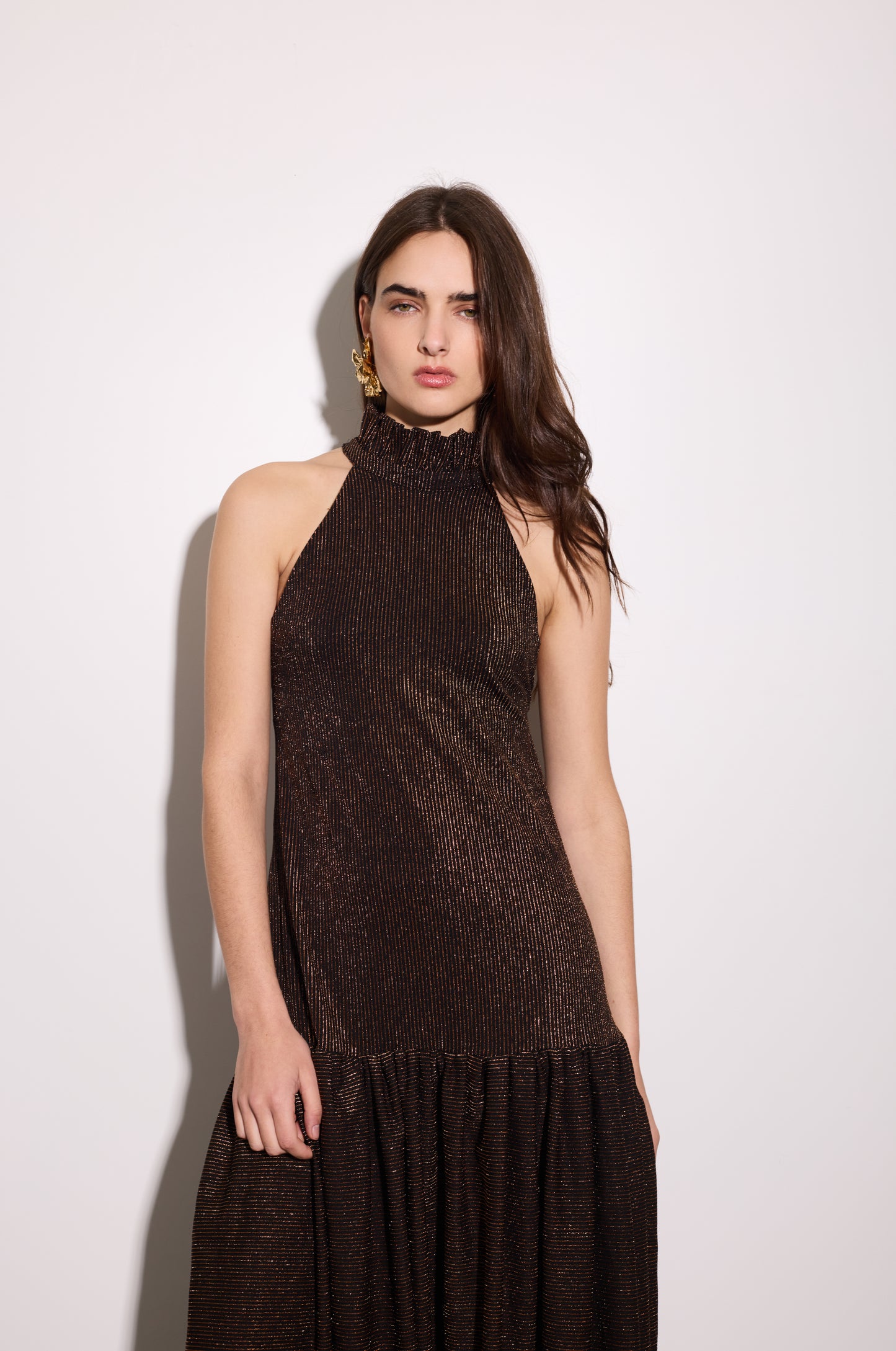 Vestido Tateti Cobre