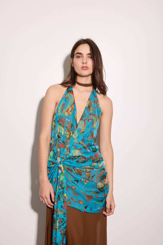 Vestido Taormina Celeste - PREVENTA ENTREGA 15/10