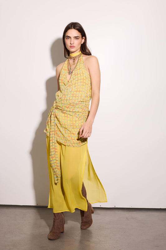 Vestido Taormina Amarillo - PREVENTA ENTREGA 15/10