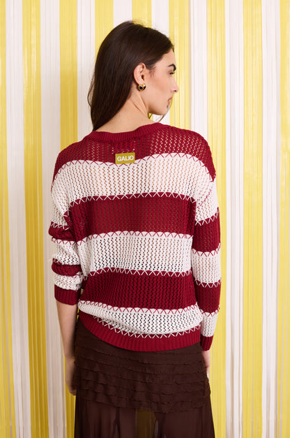 Sweater Beach Rojo