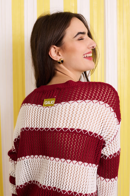 Sweater Beach Rojo