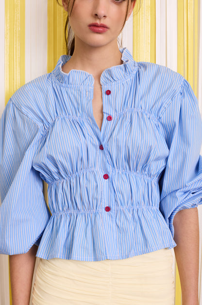Camisa Coco Celeste