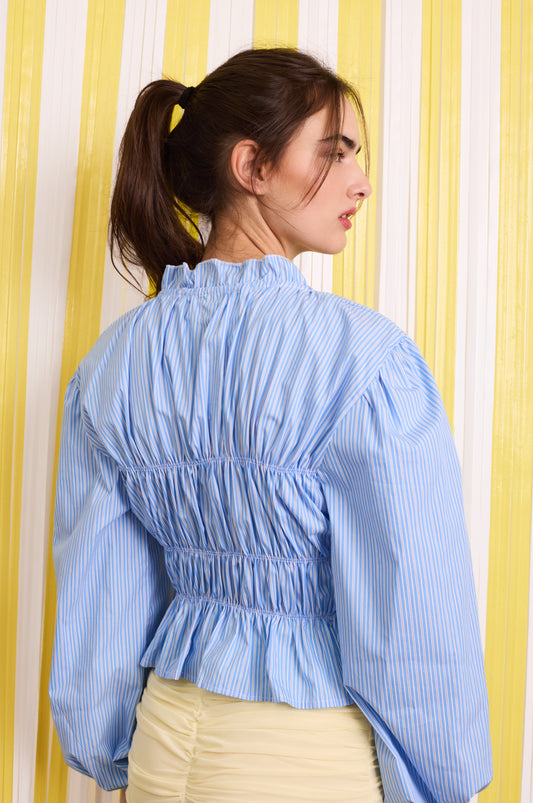 Camisa Coco Celeste