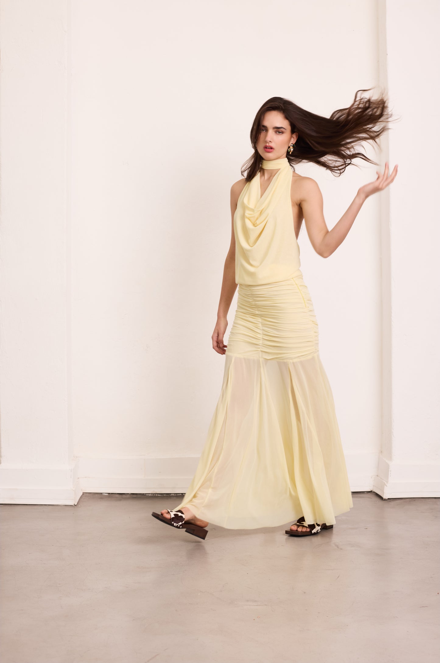 Falda Rombos Amarillo