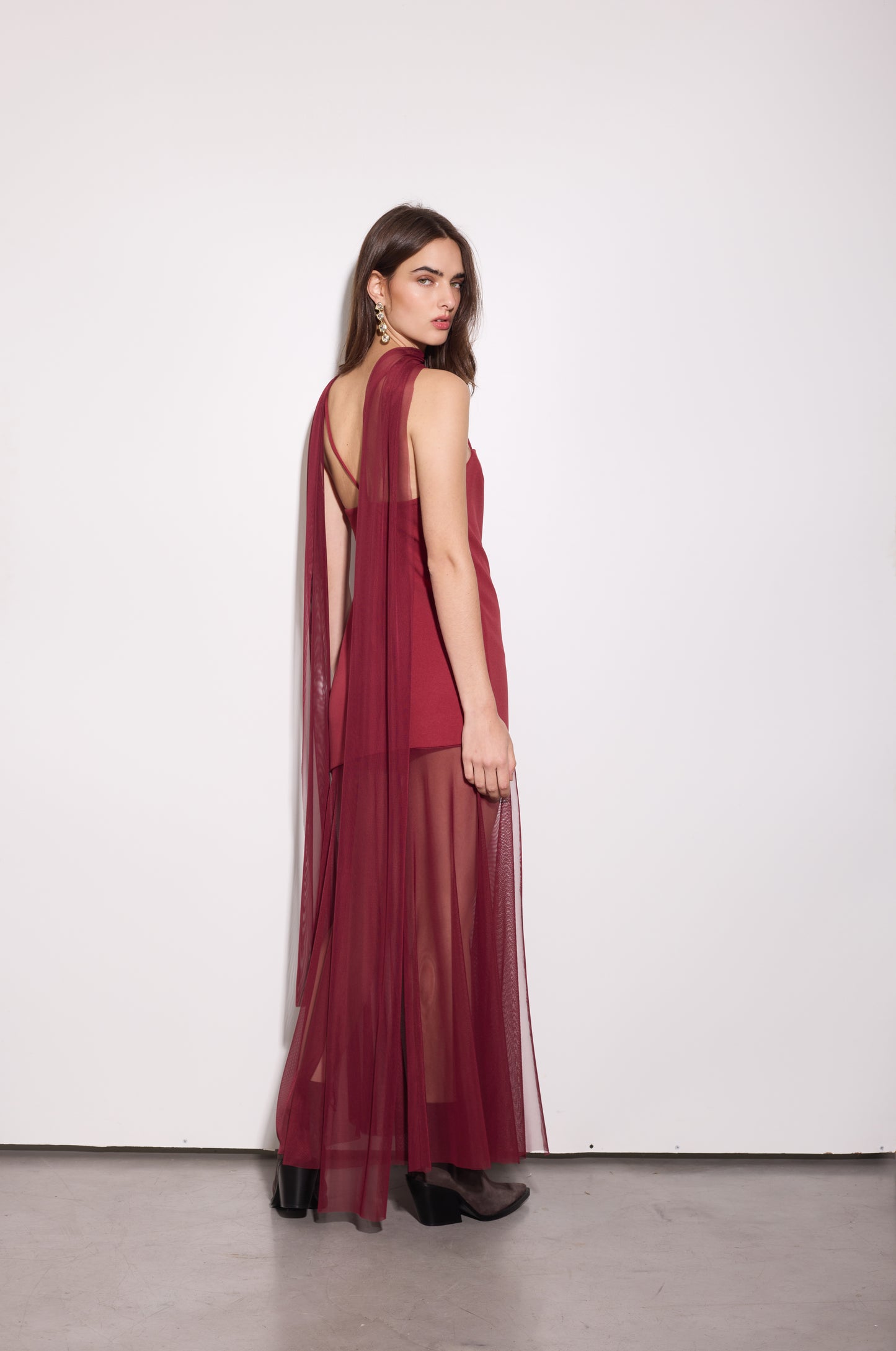 Vestido Martini Bordó