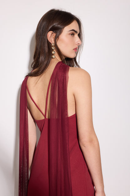 Vestido Martini Bordó