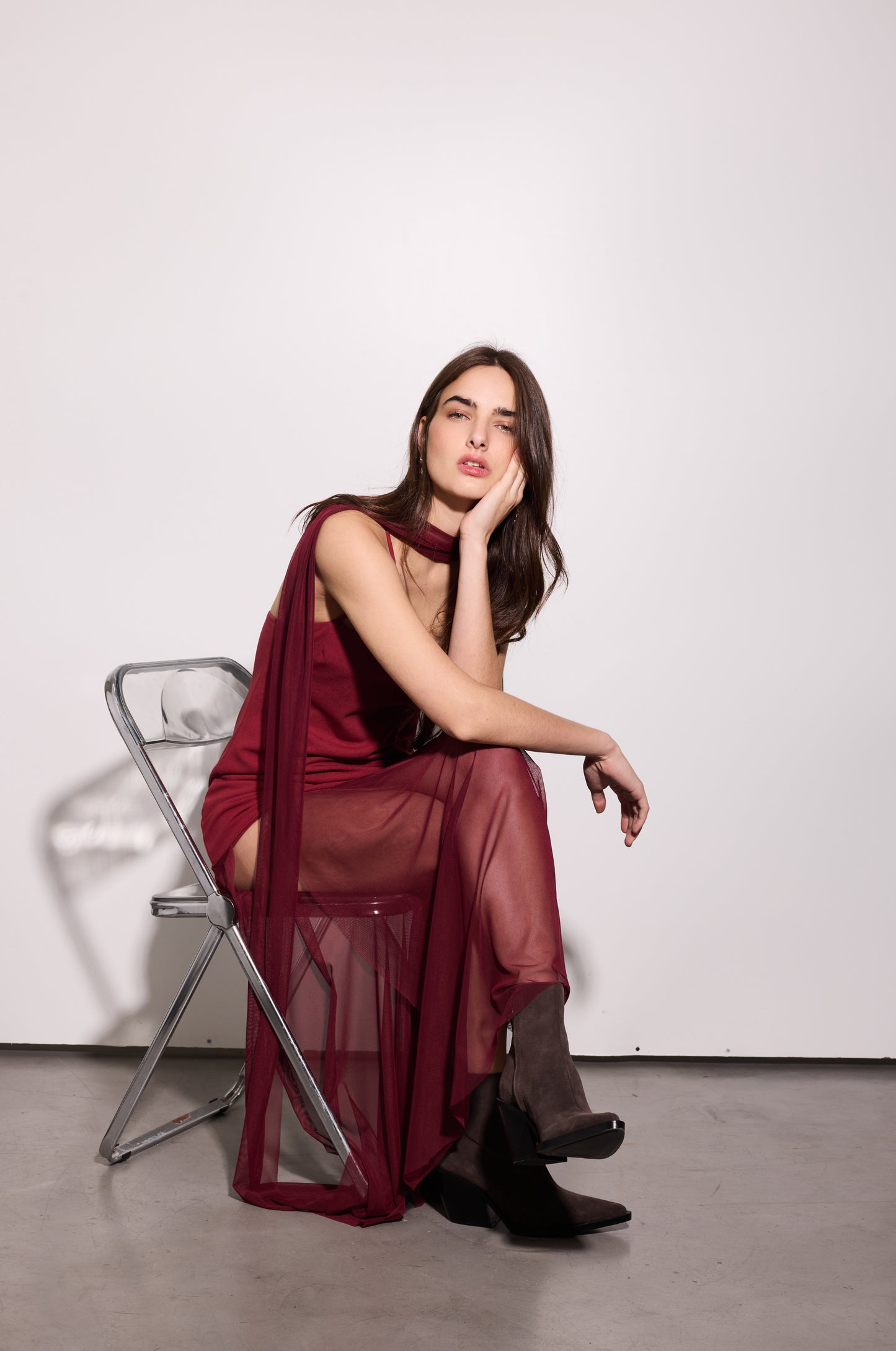 Vestido Martini Bordó