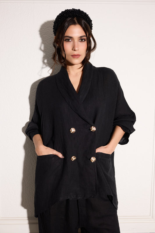 Blazer Pocker Negro
