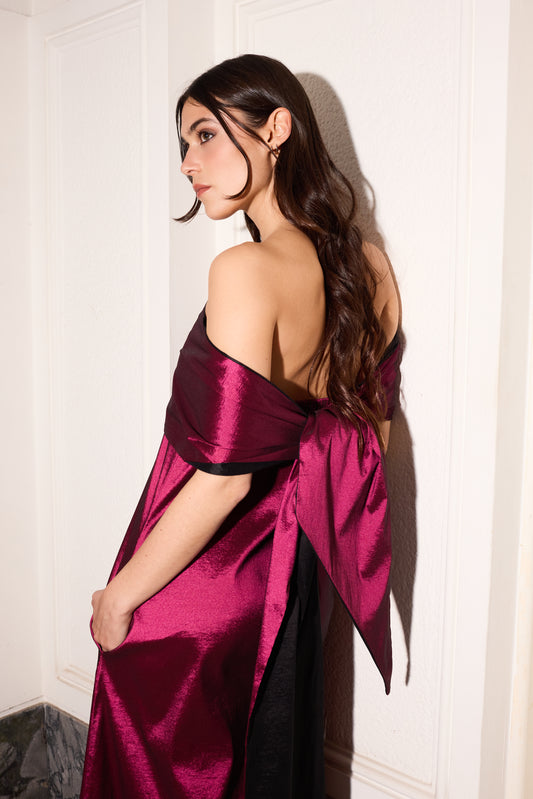 Vestido Cork Magenta