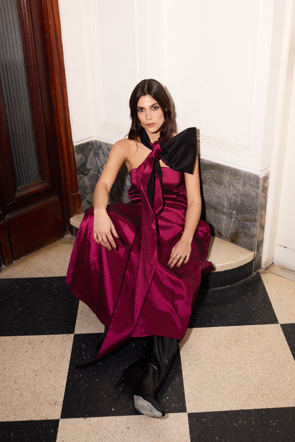 Vestido Cork Magenta