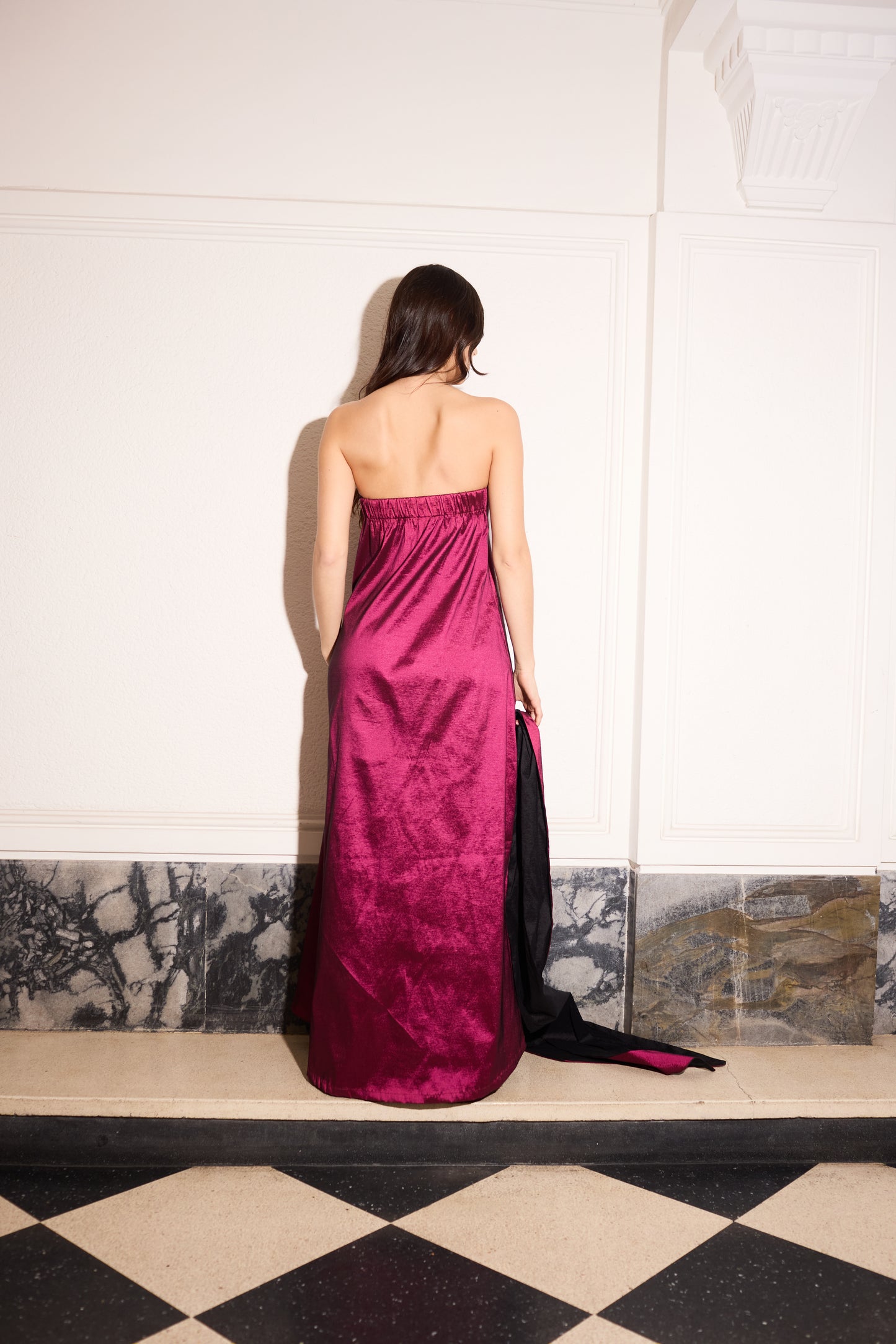 Vestido Cork Magenta