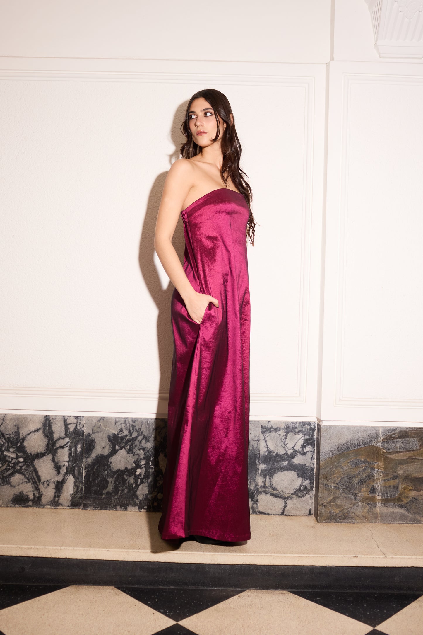 Vestido Cork Magenta