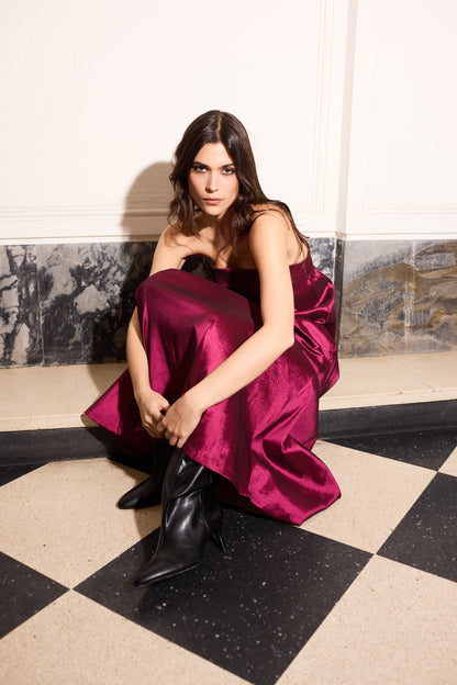 Vestido Cork Magenta