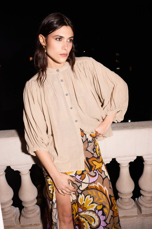 Camisa Faro Beige