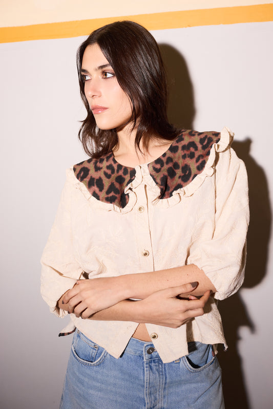 Camisa Rita Beige - PREVENTA ENTREGA 26/8