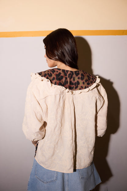 Camisa Rita Beige - PREVENTA ENTREGA 26/8