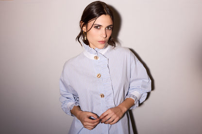 Camisa Hawai Celeste