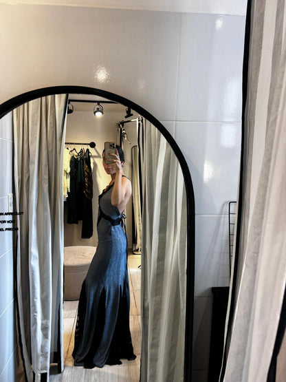 Vestido Franca Azul