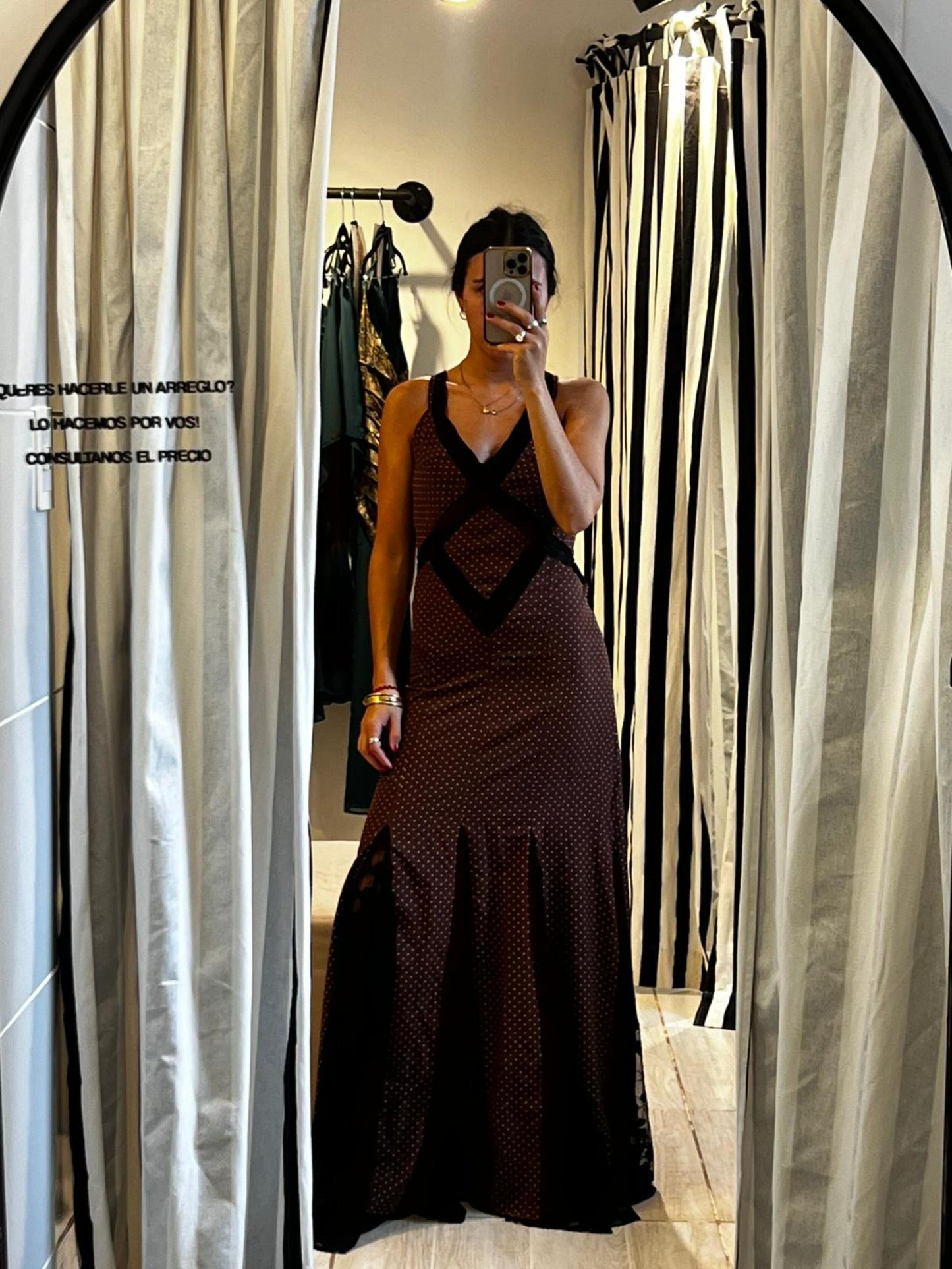 Vestido Franca Marrón