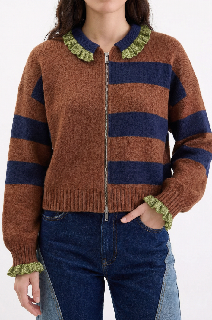 Cardigan Anne Azul