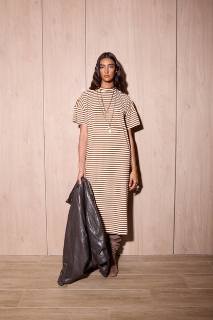 Vestido Sants Marron