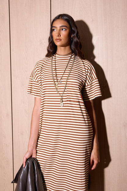 Vestido Sants Marron