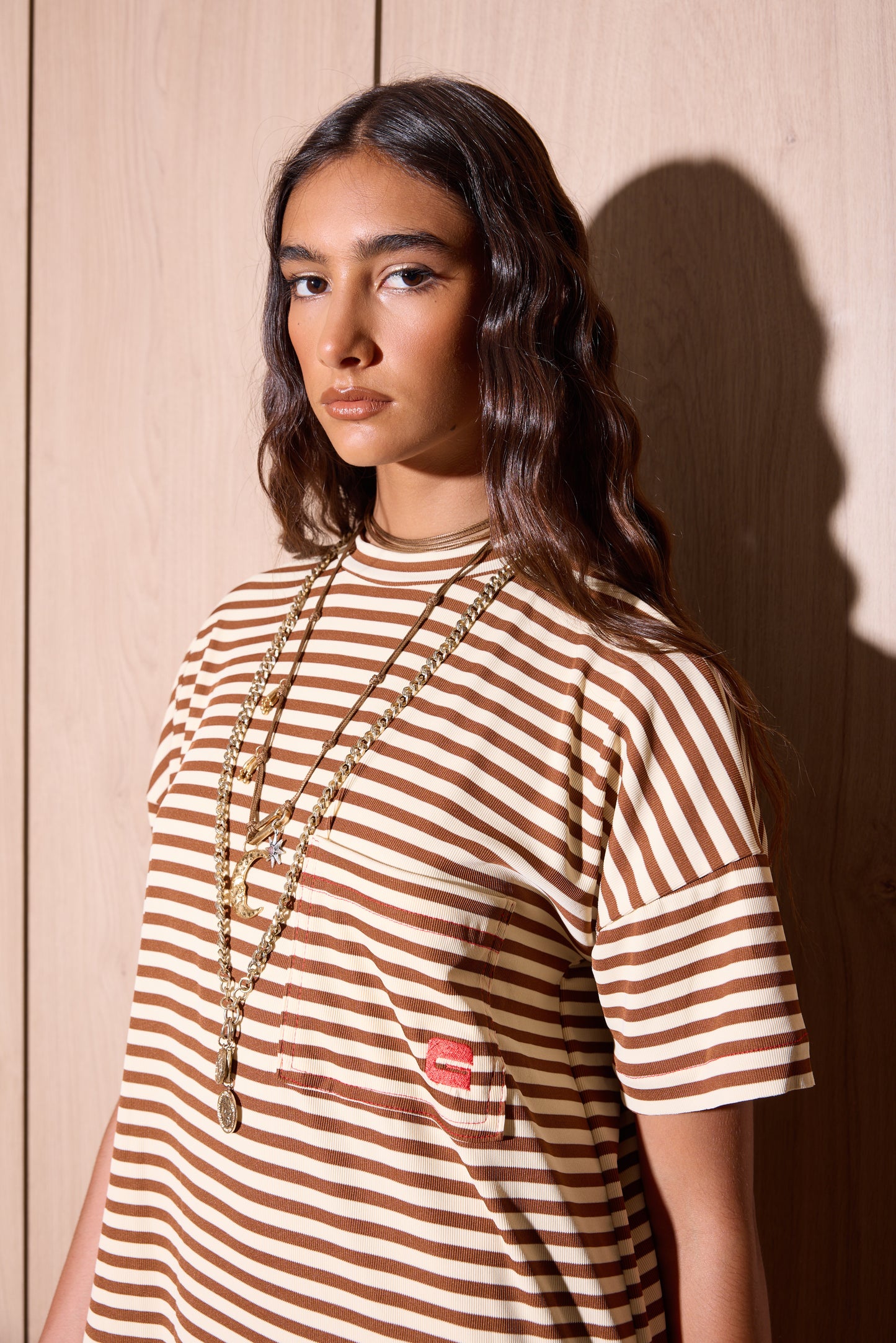 Vestido Sants Marron