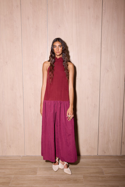 Vestido Tateti Bordó