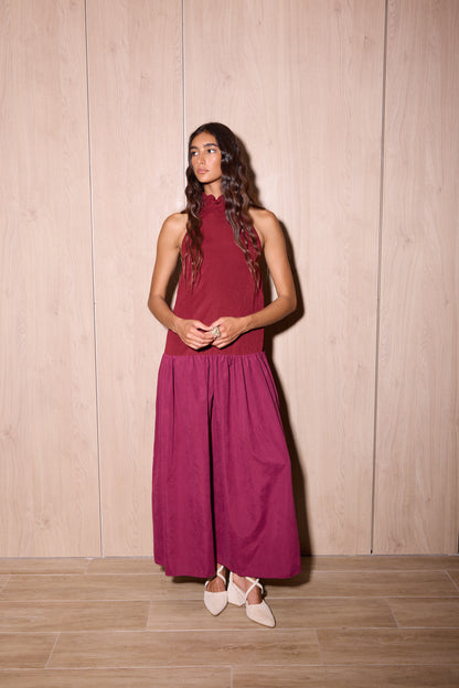 Vestido Tateti Bordó