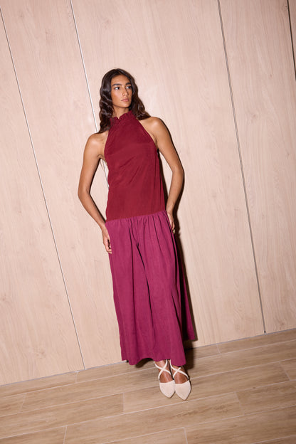 Vestido Tateti Bordó