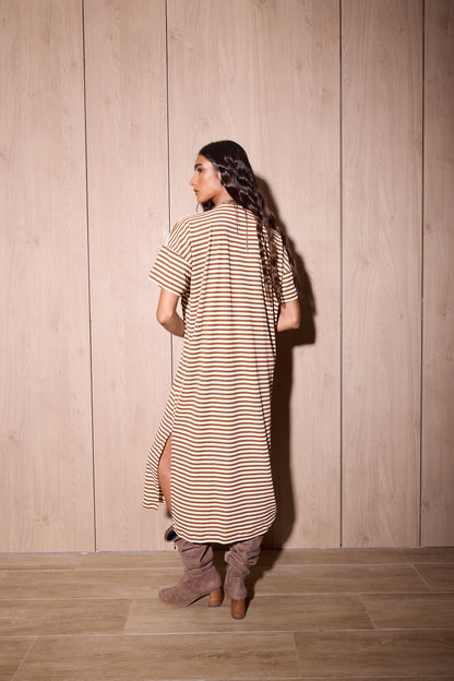 Vestido Sants Marron