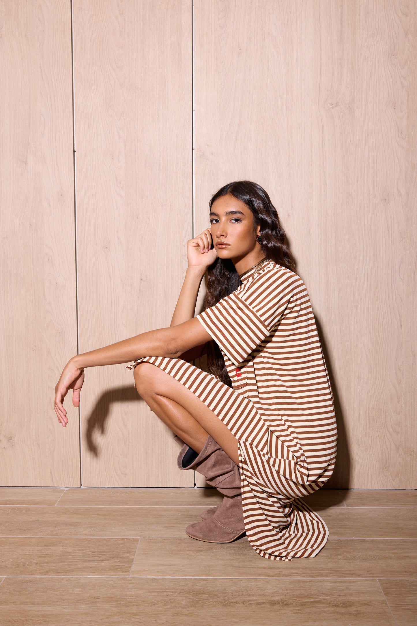 Vestido Sants Marron