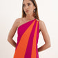 Vestido Haiti Morado - Naranja