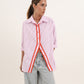 Camisa Eloisa Rosa Zig Zag