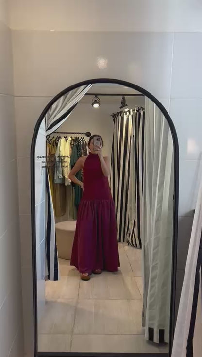 Vestido Tateti Bordó