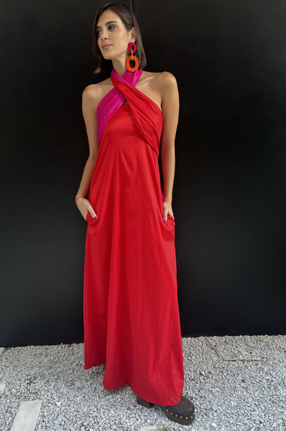 Vestido Cork Rojo