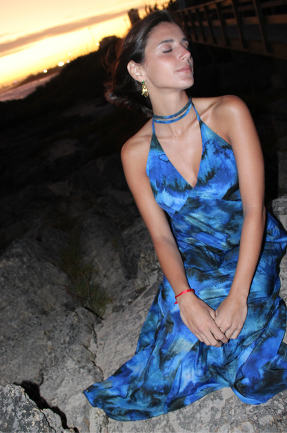 Vestido Tuna Azul Batik