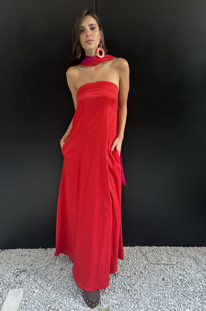 Vestido Cork Rojo