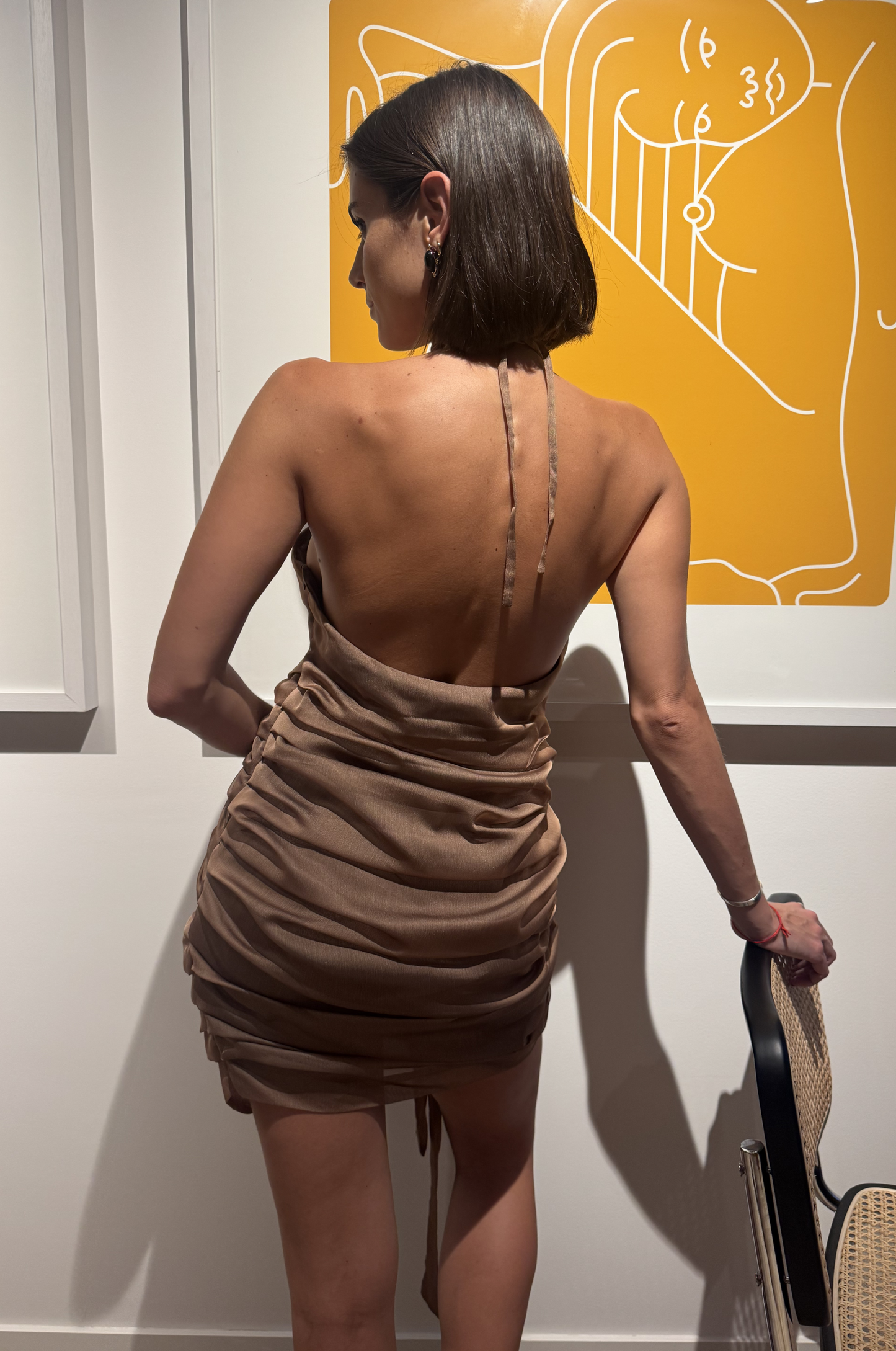 Vestido Taormina Cobre