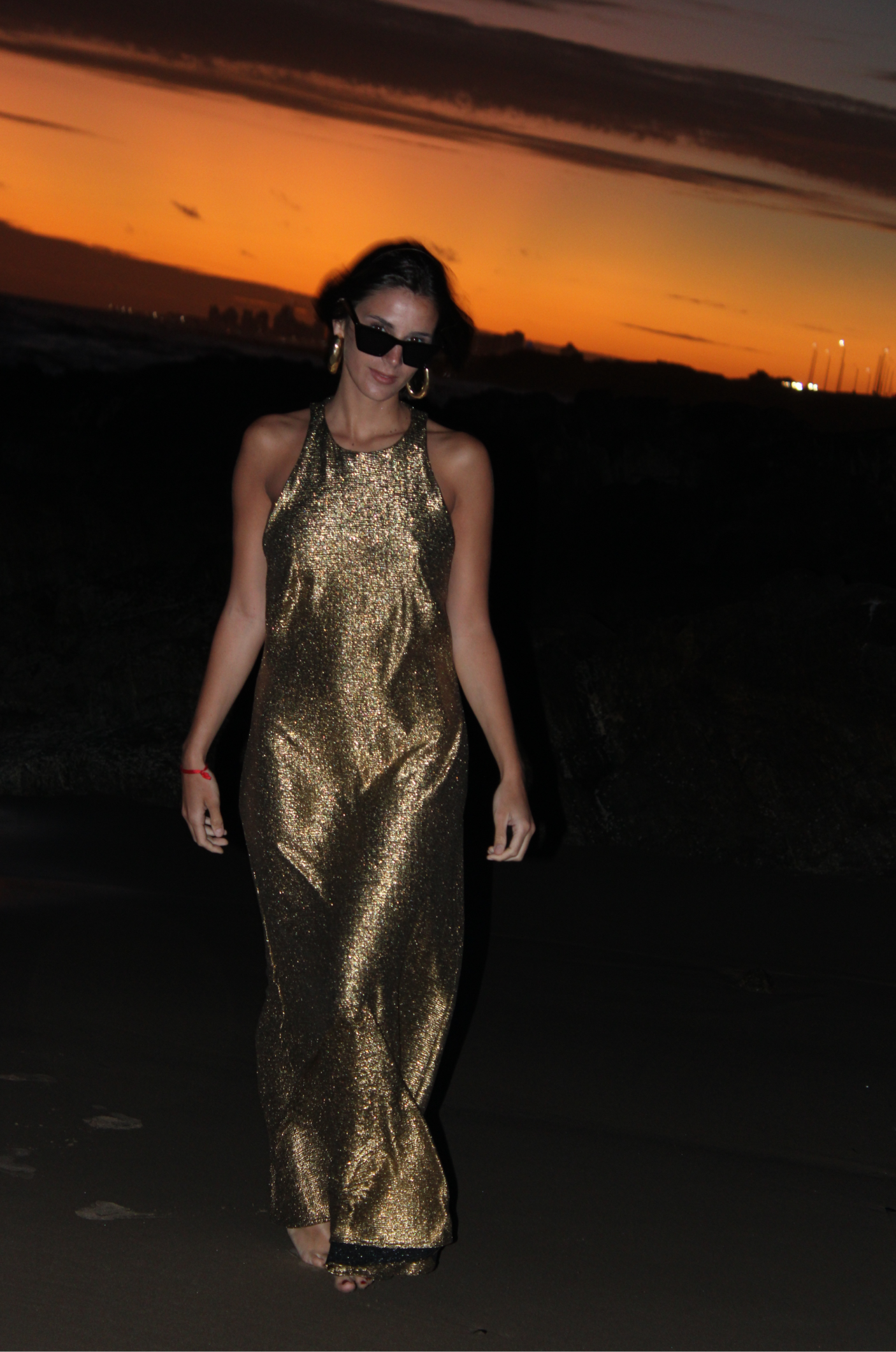 Vestido Sur Dorado