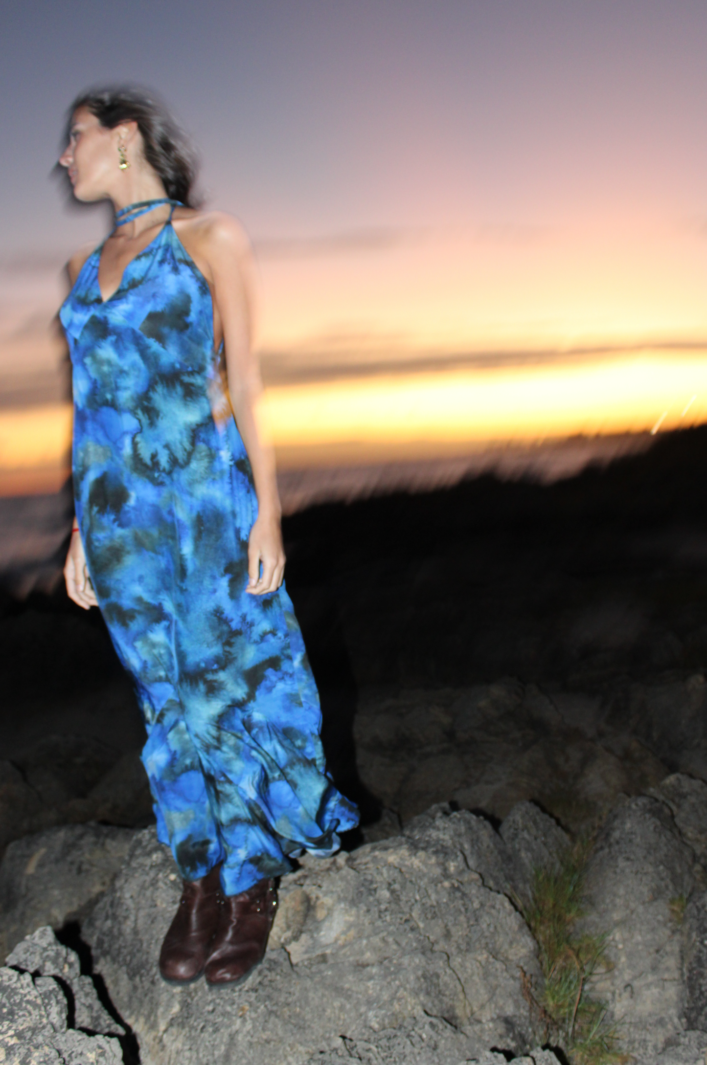 Vestido Tuna Azul Batik