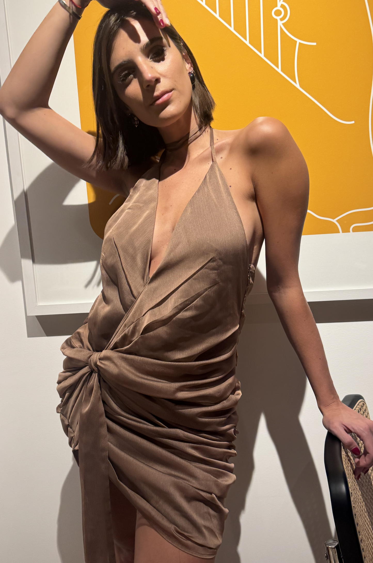 Vestido Taormina Cobre