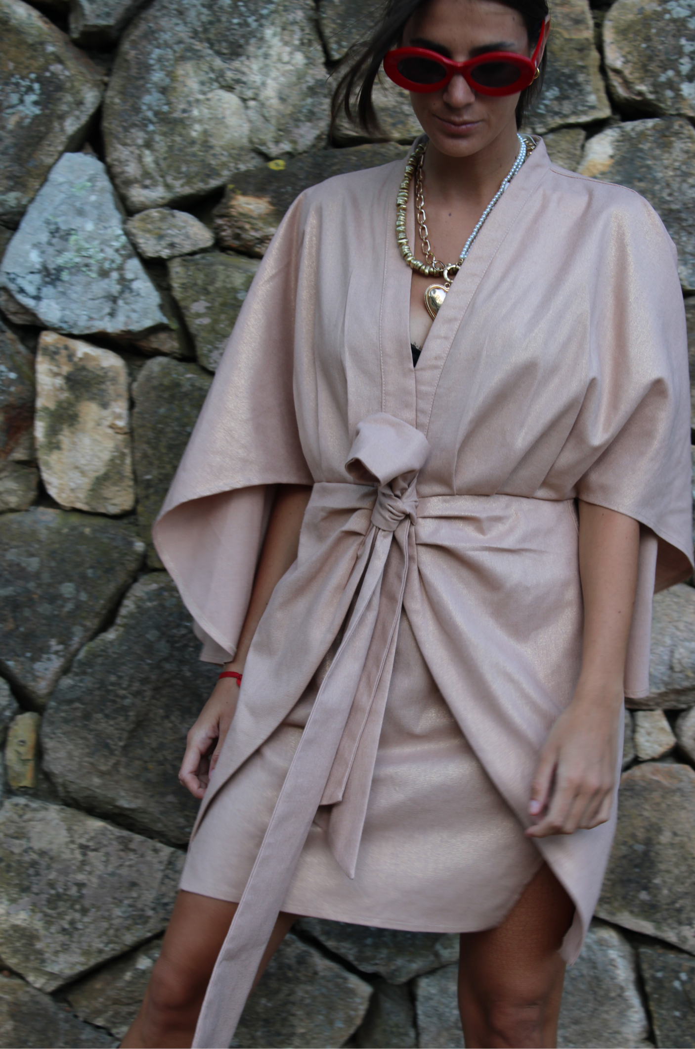 Vestido Garza Beige