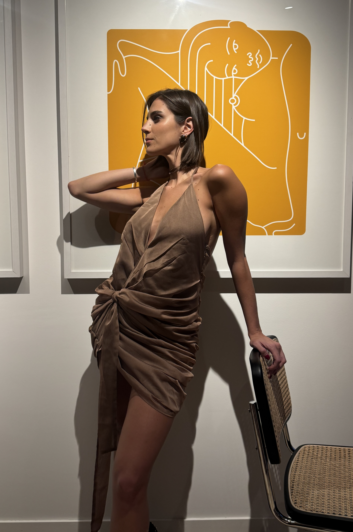 Vestido Taormina Cobre