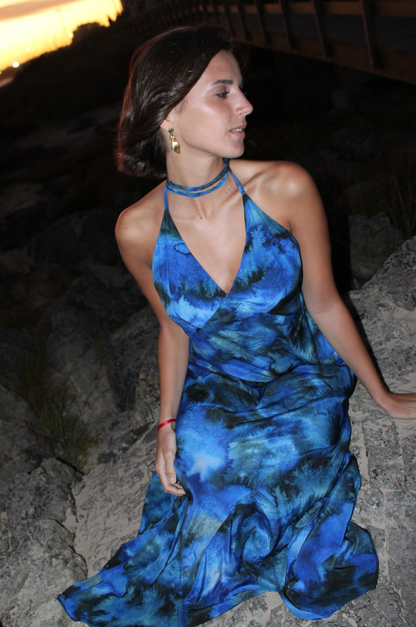 Vestido Tuna Azul Batik