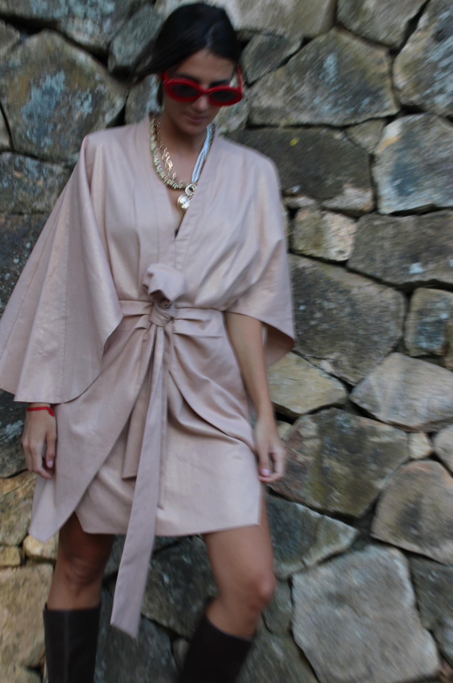 Vestido Garza Beige