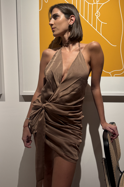 Vestido Taormina Cobre