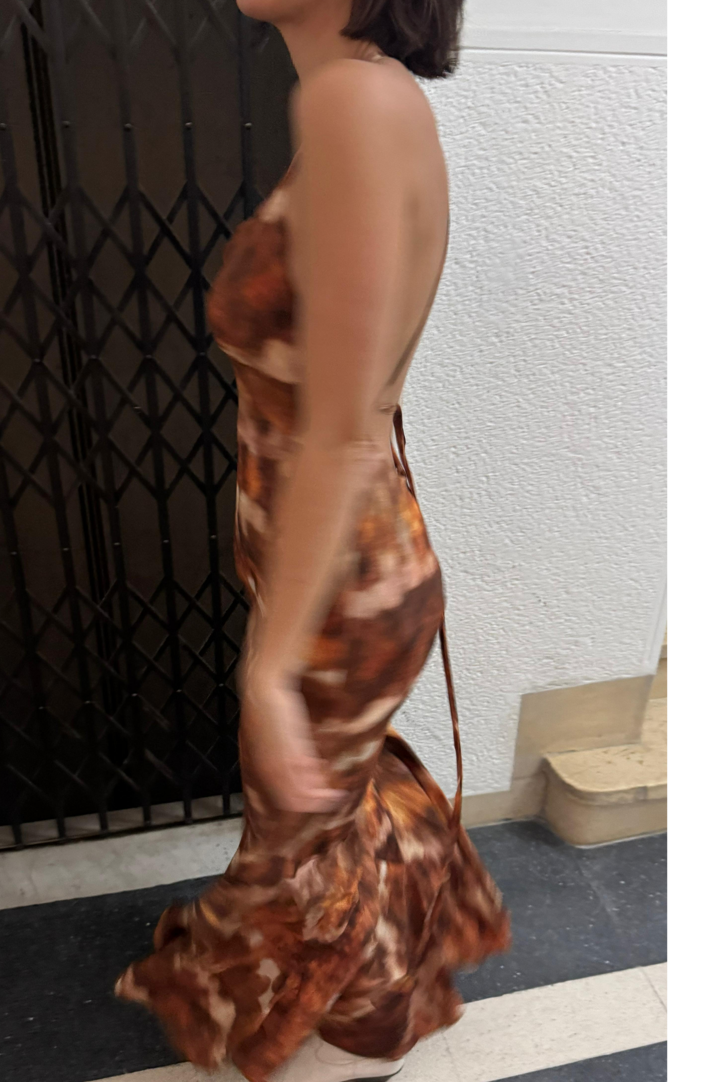 Vestido Tuna Marrón Batik