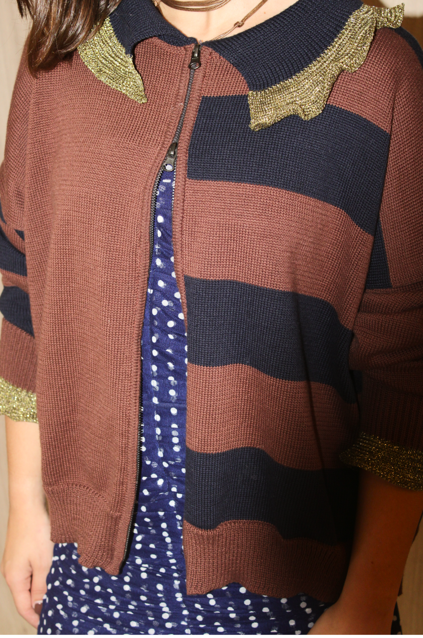 Cardigan Anne Azul